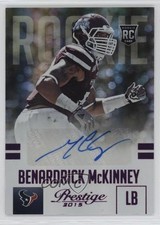 2015 Prestige Extra Points Purple Signatures /100 Benardrick McKinney Auto 1dm4