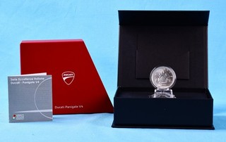 Italien 5 Euro 2024 Ducati Panigale V4 Silber Color BU in Ovp.