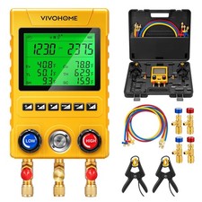 Digital HVAC Manifold Gauge Set Refrigeration AC R134a R410a VH1747 R1234 R454B