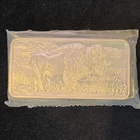 10 oz Silver Bar Buffalo Design .999 Fine Silver Bullion Collectible Investment