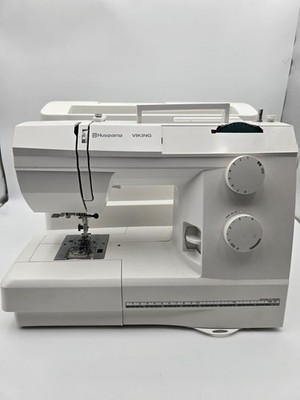 Husqvarna Viking Emerald 116 Sewing Machine With Cover Missing Parts Read