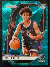 2024-25 Panini Prizm Jaylen Wells RC Rookie #239 Teal Ice Prizm /225