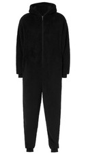 i-Smalls Thermal Cosy Men's Fleece - Ultra-Soft Sherpa Hooded Jumpsuit -