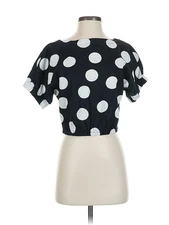 Tabitha Brown for Target Women Black Short Sleeve Top XXS