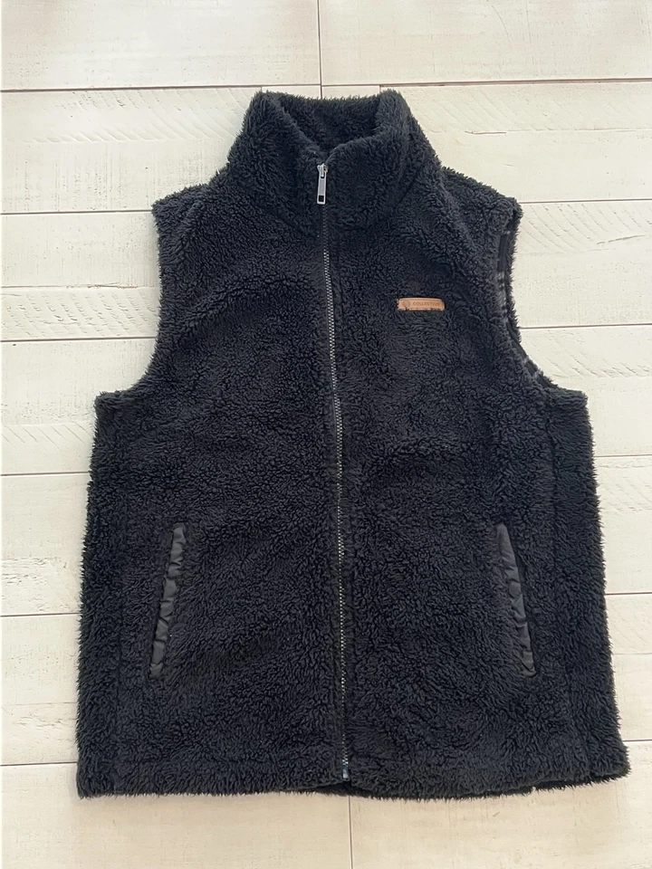 Sage Collective Vest Girls/Juniors/Women’s Small Black Sherpa Fleece Lined - Image 2 of 4