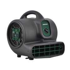 1600 CFM Utility Air Mover 3 Speed Floor Carpet Dryer Blower Fan 1/4 HP Portable