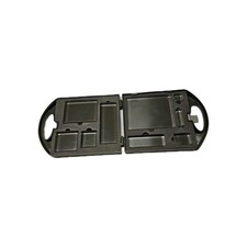 Stampin Up CLEAR ACRYLIC BLOCK SET Complete Set of 9 Blocks w/ Carrying Case