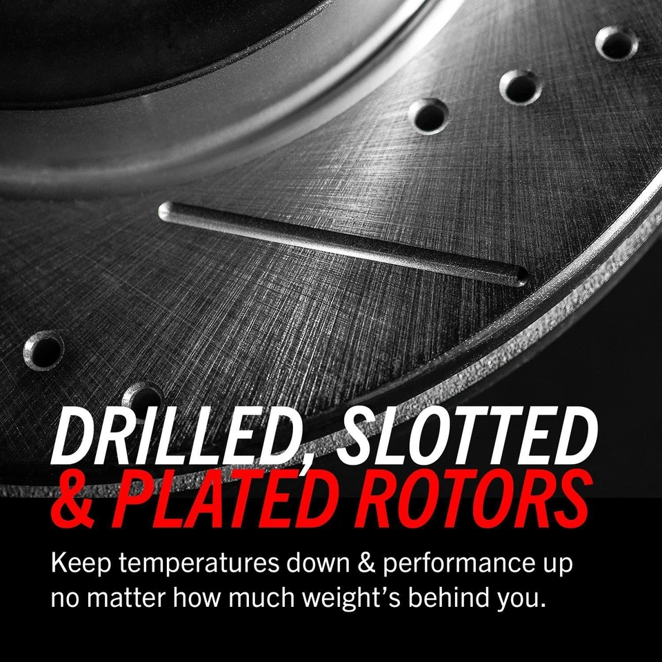 For Suzuki Grand Vitara 00-05 Brake Kit 1-Click Z23 Evolution Sport Drilled & - Image 4 of 4