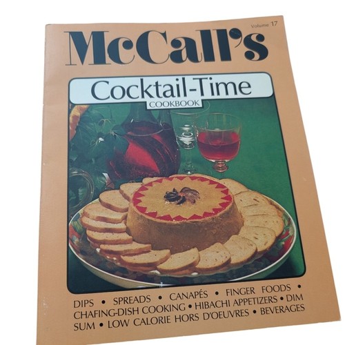 80s Vintage McCall's Cocktail-Time Cookbook Volume 17