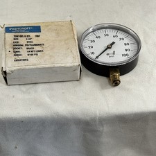 New In Box ASHCROFT 35W1005-H-02L-100 COMMERCIAL PRESSURE GAUGE 0-100 PSI