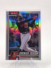 Topps 2026 Series 1 Jeremiah Jackson Baltimore Orioles Rookie Card #277. rookie card picture