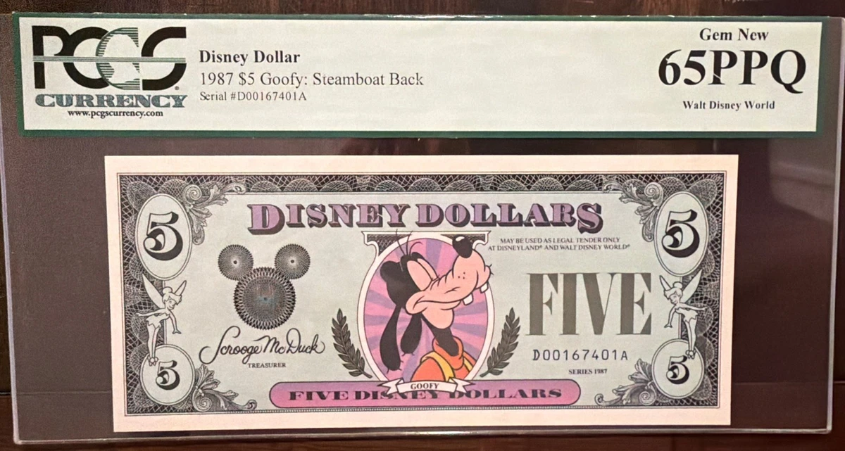 Las mejores ofertas en Goofy dólares de Disney (1968-presente) | eBay