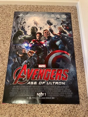 AVENGERS AGE OF ULTRON - original DS movie poster - D/S 27x40 - Final ...