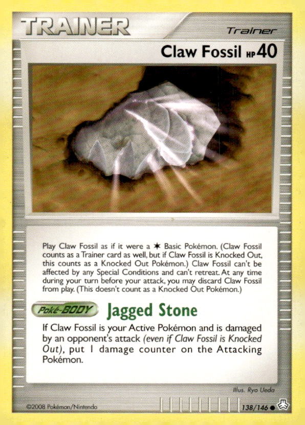 Claw Fossil Pokemon Legends Awakened 138/146 MP