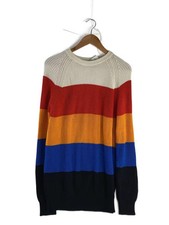 AMI PARIS Knit Sweater Thick Medium Cotton Multicolor e18k015.008