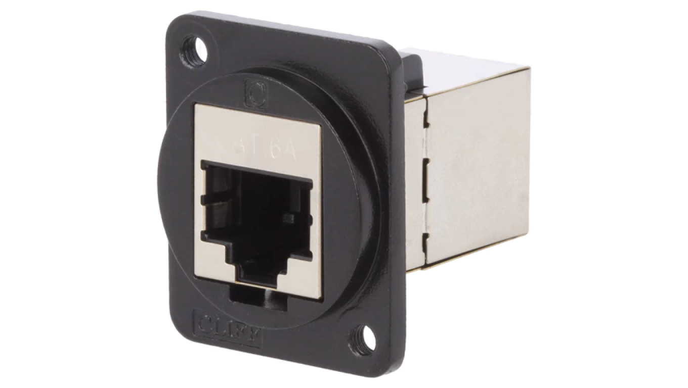 FT RJ45 connector 8p8c Cat 6a shielded 19x24mm metal CP30225SM3B