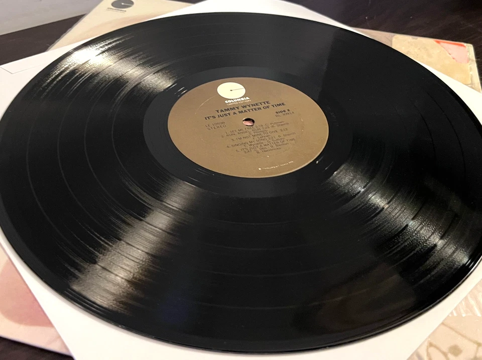 TAMMY WYNETTE - It's Just A Matter Of Time (1971) - 12" Vinyl Record LP - EX Foto 3 de 3