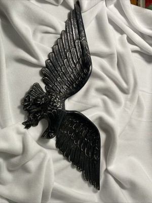 Vintage ROYAL Cast Aluminum 22''x8'' American Eagle Indoor/Outdoor Wall Plaque
