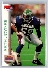 1992 Pro Set #411 Seth Joyner Philadelphia Eagles