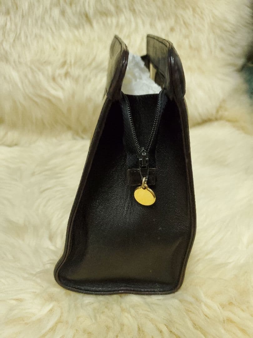 Auth CHANEL Bag Clear Clutch Women's Black Leather & Clear 30x20x9 cm thumbnail 20