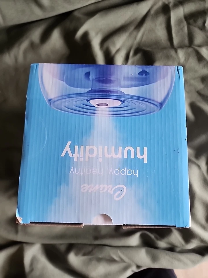 Crane EE-5951 0.2 Gal. Ultrasonic Cool Mist Humidifier - Blue and White - Image 4 of 4