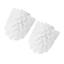 Toilet Bowl Brush 15mm Replacement Brush Cleaning Brush Head White,2pcs