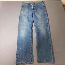 Vintage Guess Jeans Mens 32x32 Blue Straight Leg Medium Wash 100 Cotton