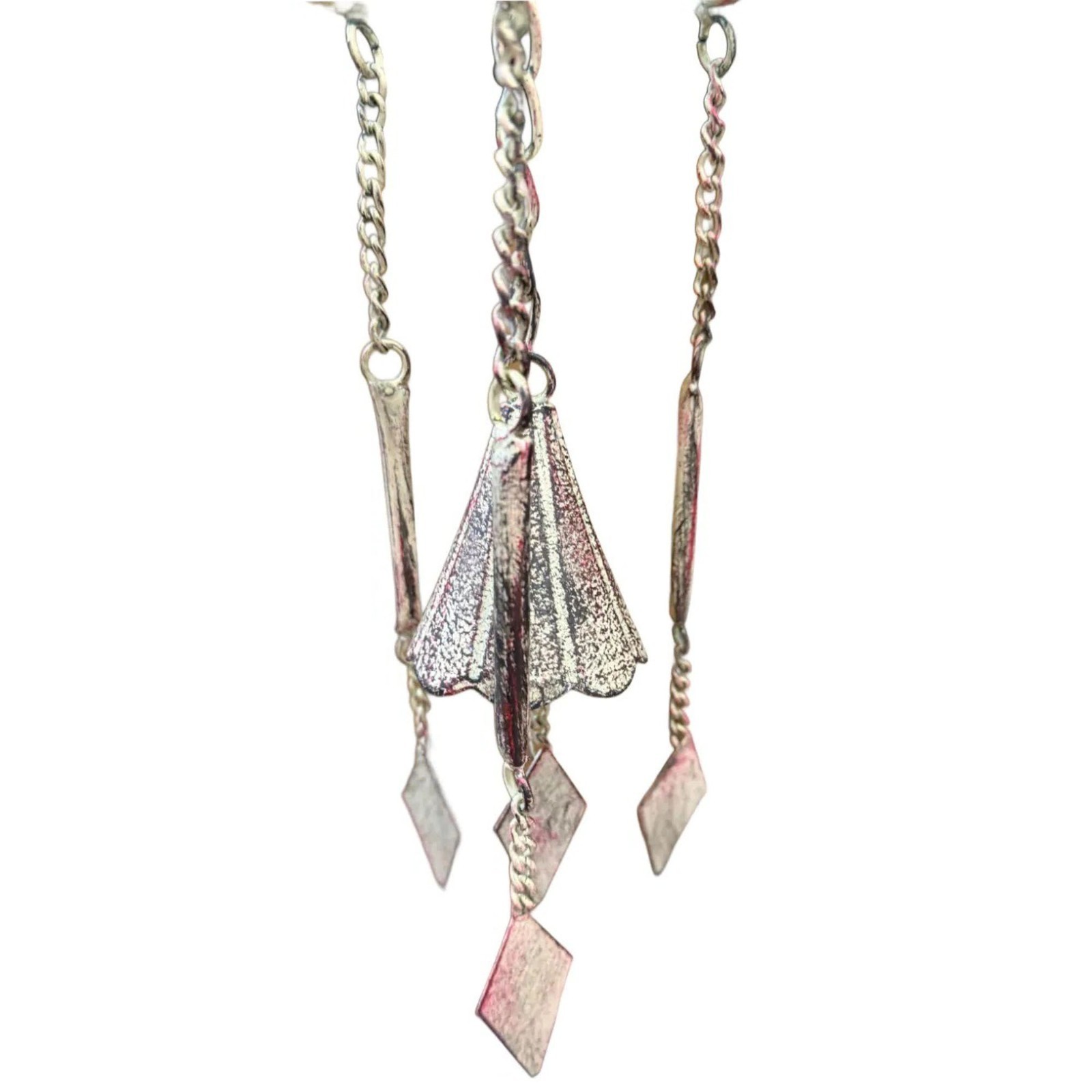 Manual Woodworker Cross Wind Chime Bell 4.75" X 4.75" X 33.25" NEW