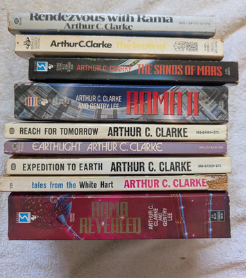 Arthur C Clarke Rama Revealed Expedition to Earth Earthlight Rendezvous 11 PB