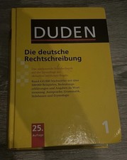 DUDEN Band 1 – Die deutsche Rechtschreibung – 25. Auflage – Gelbes Buch