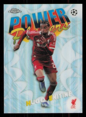 Hugo Ekitike Topps Chrome UEFA Champions League Power Players PP-2