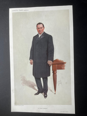 Englischer Chirurg und Pathologe Sir John Bland-Sutton Vanity Fair Druck