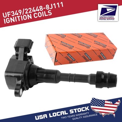 1x UF349 Ignition Coils For Nissan Altima Maxima Murano V6 22448-8J111 Reliable