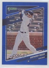 2021 Panini Donruss Holo Blue Anthony Rizzo #163 wq8