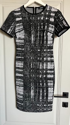 DKNY Donna Karan Black and White Dress | eBay