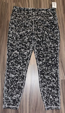 Women's Hurley Reversible Leggings Size XL Gray Black or Solid Gray NEW