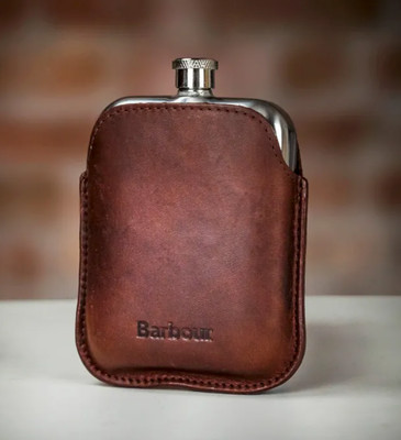 barbour hip flask