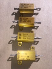 DALE Pack Of 4, RH-10, 400 Ohm 10 Watt 3 Tolerance resistors