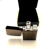 Tiger Soft Flame Butane Lighter Flint Wheel Pocket Refillable Lighter Damage Box