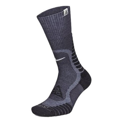 Nike Navy Gray ACG Outdoor Crew Wool Blend Socks Gridiron DV5465 Hiking $28 - 第 1/9 張圖片