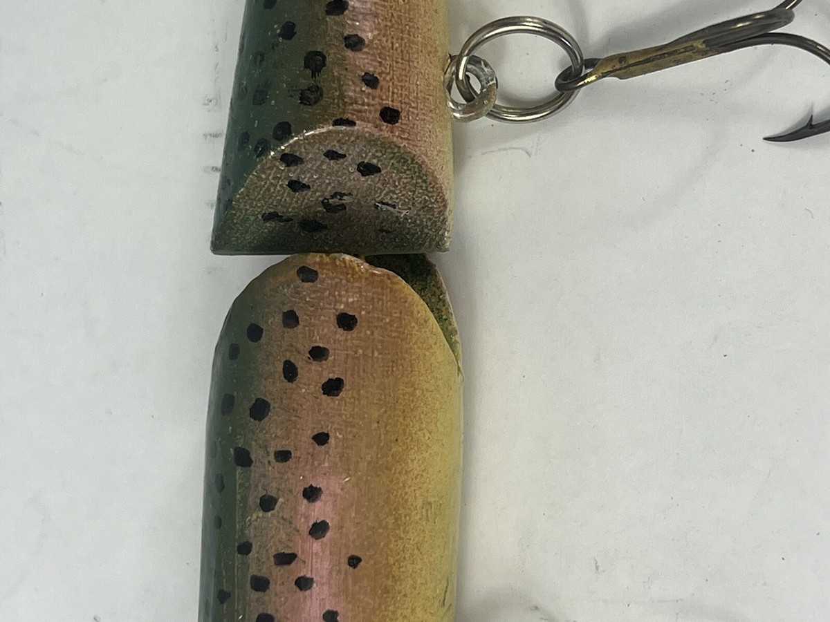 Vintage AC Plug Wood Fishing Lure Allan Cole Rainbow Trout Signed Custom 10 | eBay Vintage AC Plug Wood Fishing Lure Allan Cole Rainbow Trout Signed Custom 10 | eBay