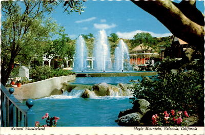 Magic Mountain Valencia California Santa Clarita Valley Six Flags Enter postcard