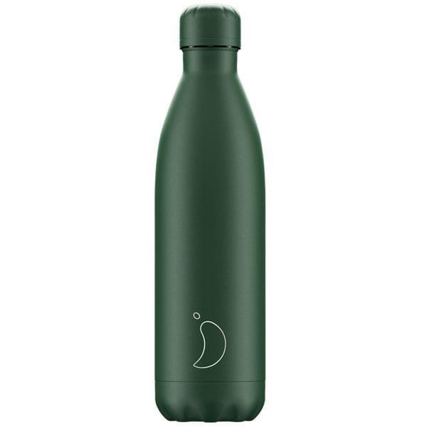 Chilly's Reusable Bottle Green Matte Edition 500ml