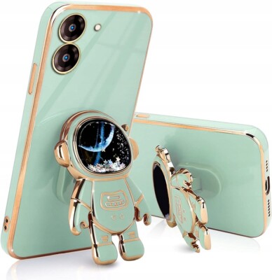 Für Xiaomi POCO C65 - Astronaut Etui HandyHülle Ständer Case Tasche Cover Motiv