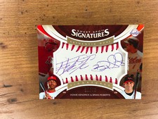 2006 SWEET SPOT UPDATE BRIAN ROBERTS/HOWIE KENDRICK DUAL SIGNATURE /35 - ORIOLES