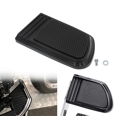 CNC Defiance Brake Pedal Pad Black Large Fit For Harley Touring FLHT Softail