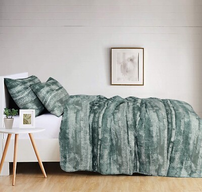 Soft Bedspread Set Quilted Coverlet Queen King Size Bed Pillowcases New