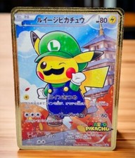 Pikachu Pokemon Card Art Promo da collezione/regalo/esposizione