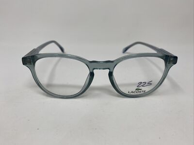 LACOSTE L 2838 467 49/19/145 TRANSLUCENT GREEN ROUND EYEGLASSES -F89