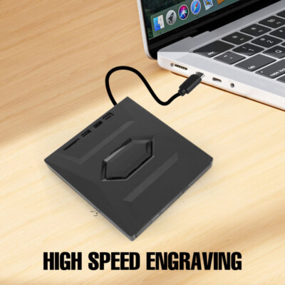 External CD DVD Drive with SD/TF Burner for Macbook Laptop USB 3.0 Type C 5 in 1